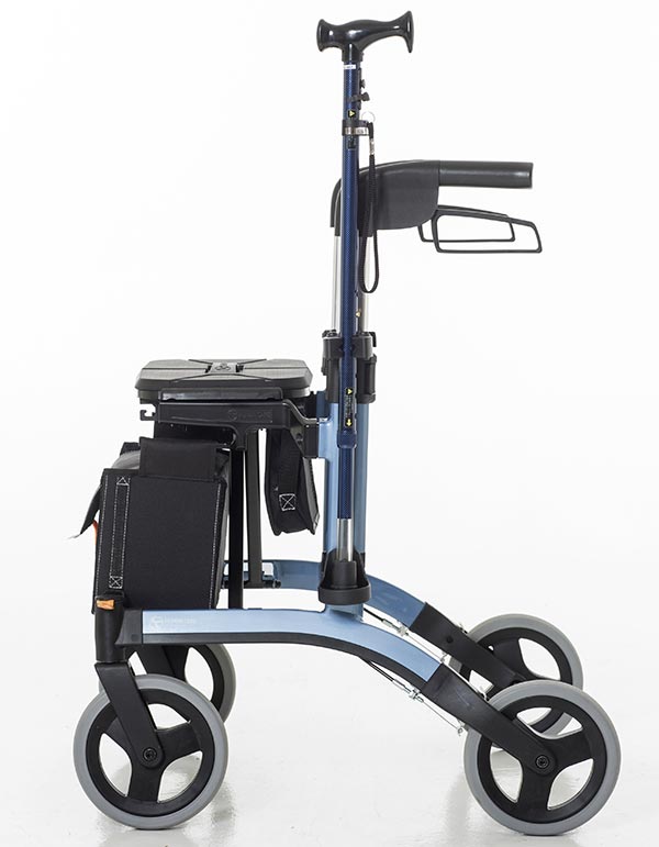 Seitenansicht des Rollators