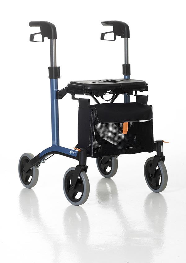 Rollator in blau